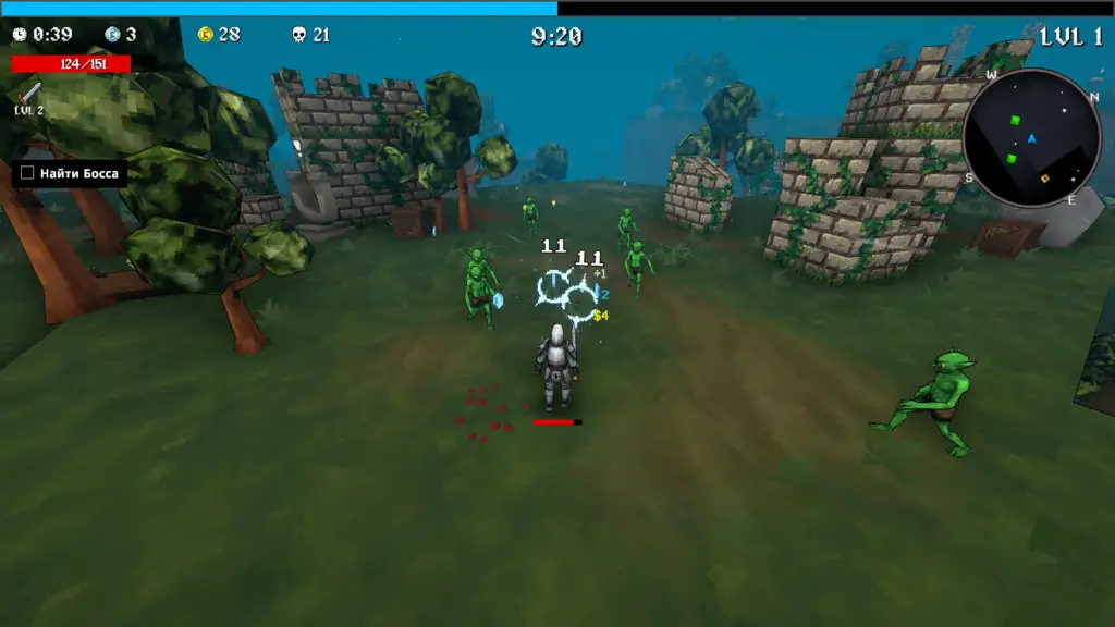 Скриншот игры Megabonk