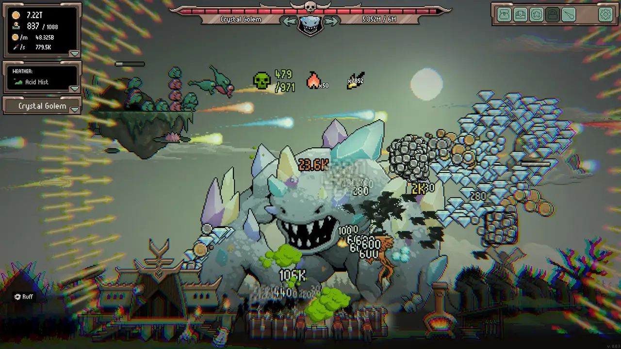 Скриншот игры IDLE BOSS RUSH