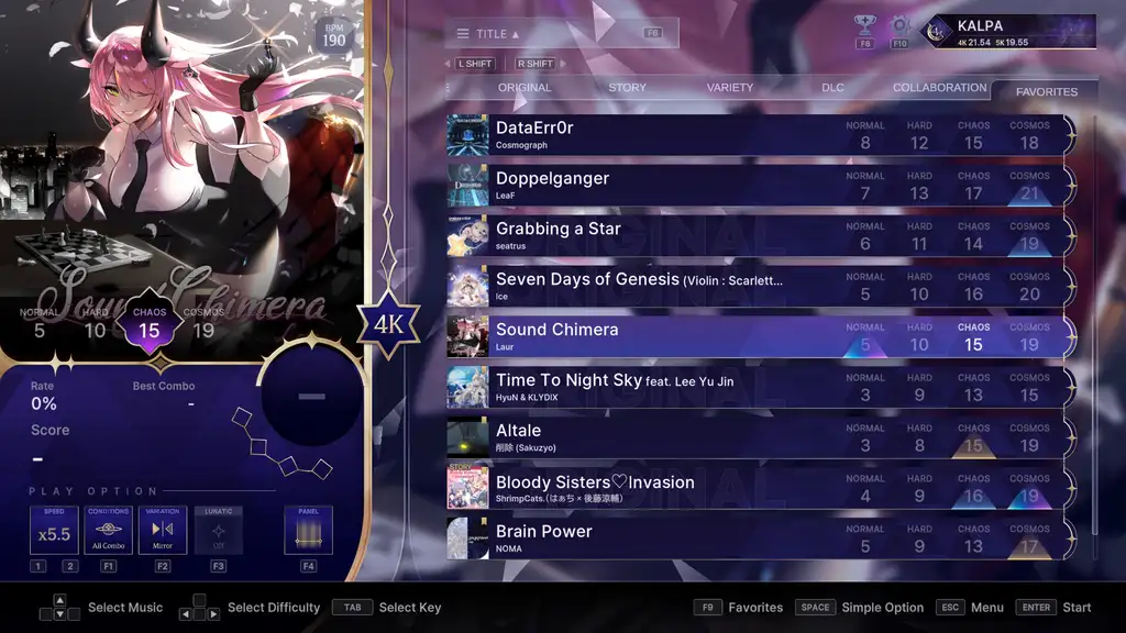 Скриншот игры kalpa: Cosmic Symphony