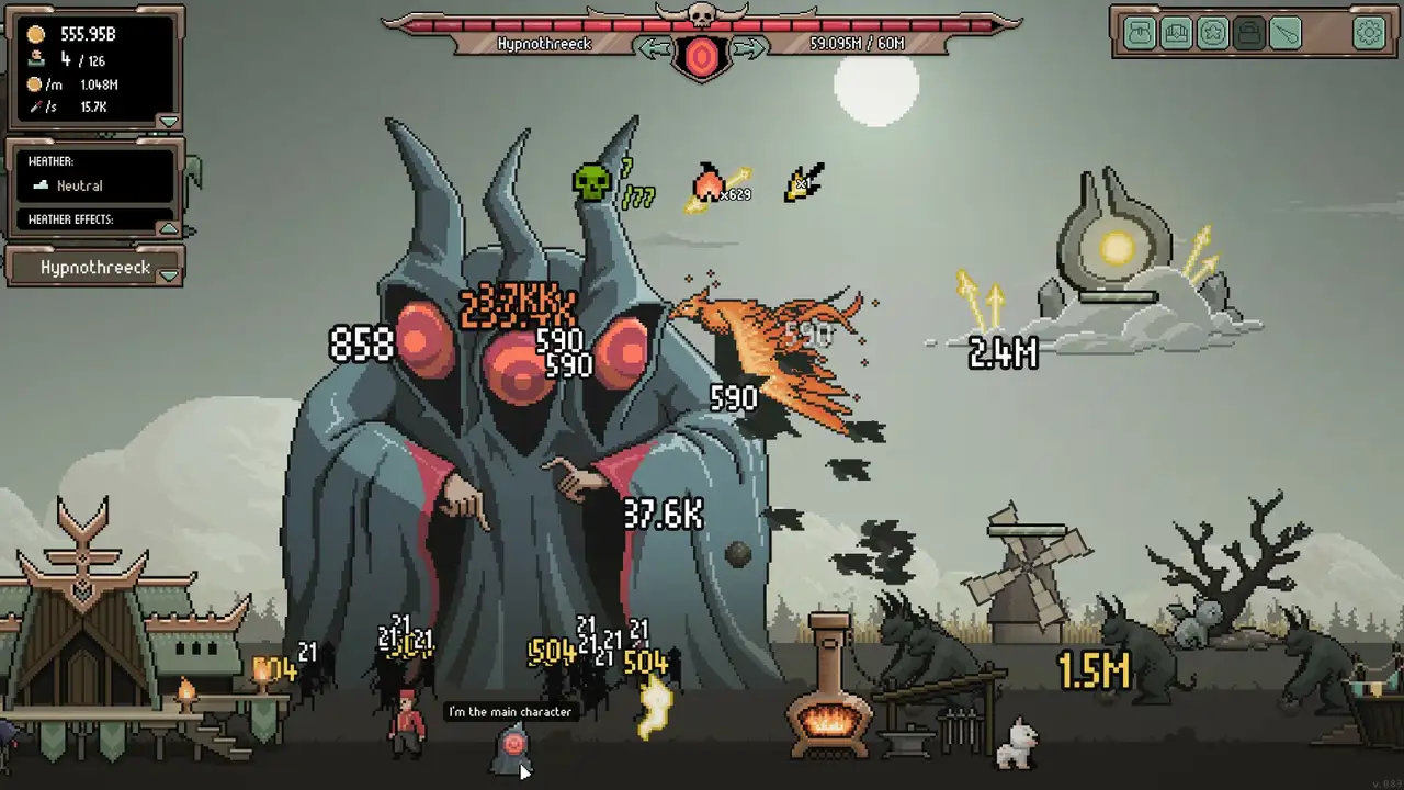 Скриншот игры IDLE BOSS RUSH