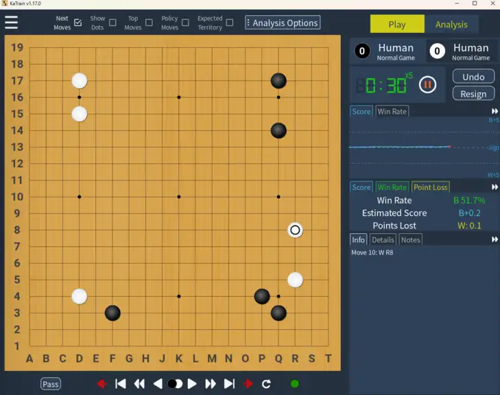 Скриншот игры KaTrain