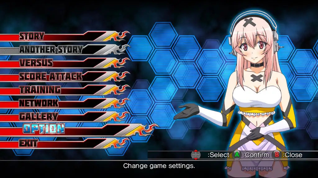 Скриншот игры Nitroplus Blasterz: Heroines Infinite Duel