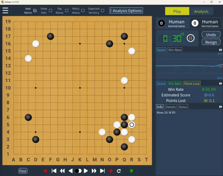 Скриншот игры KaTrain