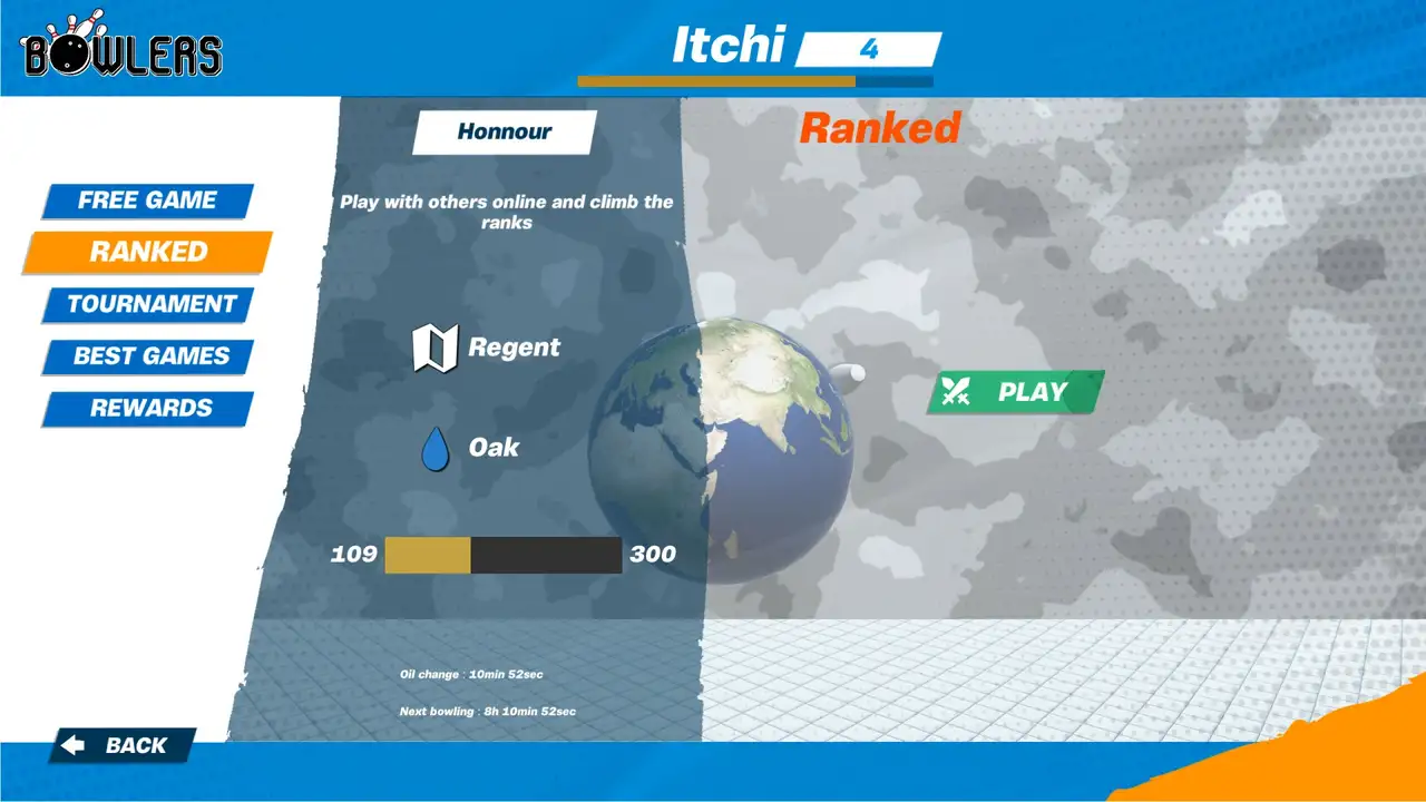 Скриншот игры Bowlers: The bowling experience