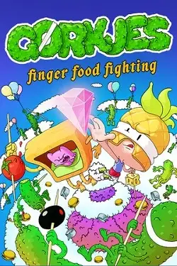 Постер игры GØRKJES - finger food fighting