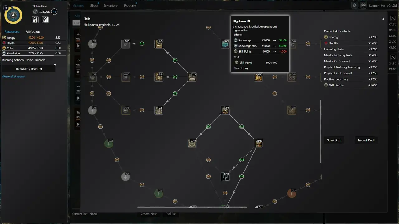 Скриншот игры Idle Awakening: Mages Path