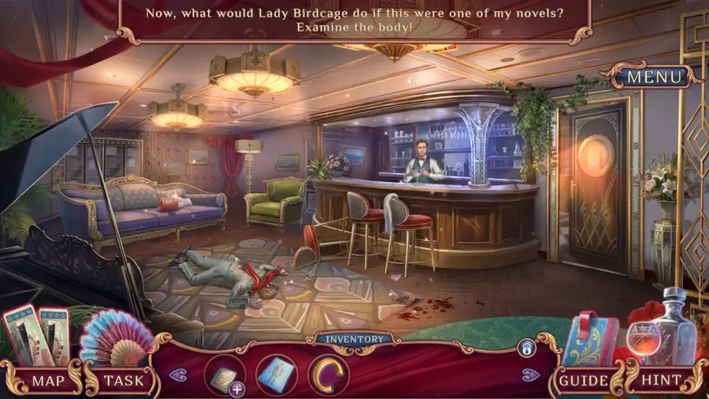 Скриншот игры Lady Mabel Mysteries: Death on Board Collector's Edition