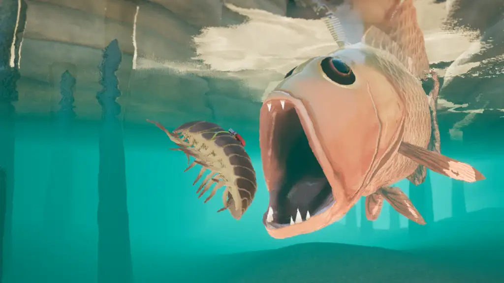 Скриншот игры Isopod: A Webbed Spin-off