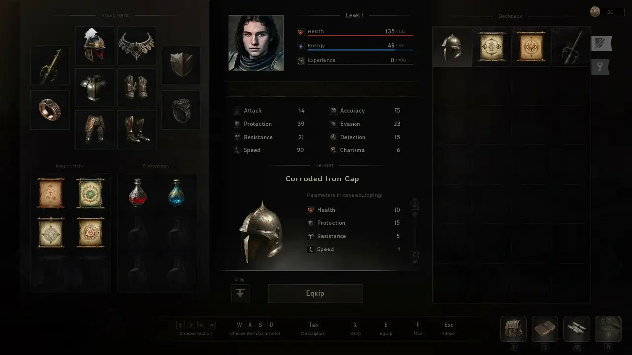 Скриншот игры The Book of Outcasts