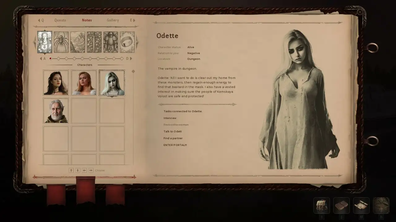 Скриншот игры The Book of Outcasts