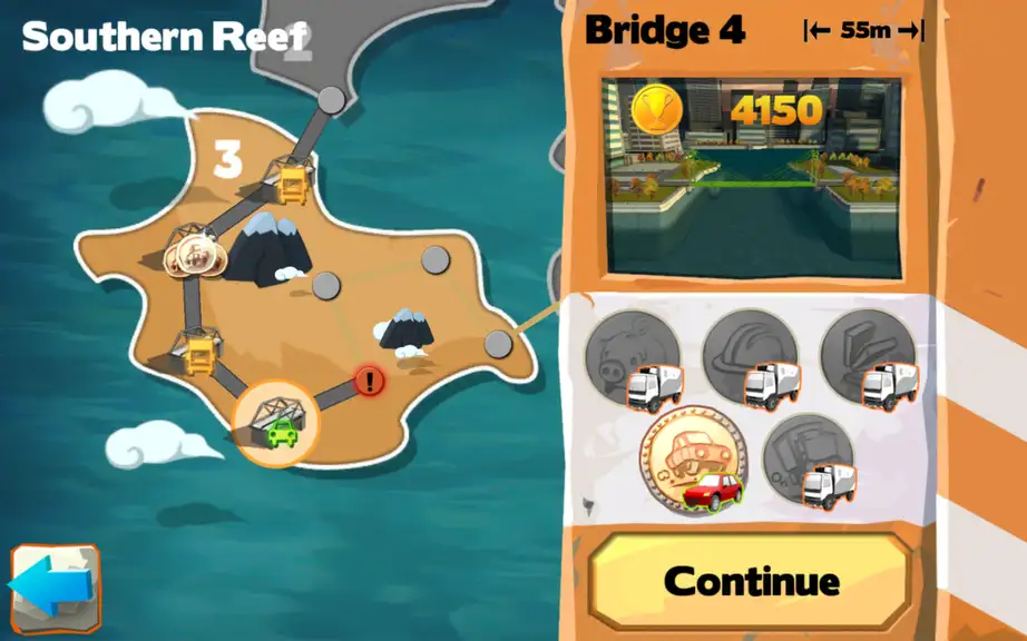 Скриншот игры Bridge Constructor Playground