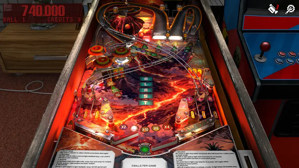 Скриншот игры Zaccaria Pinball: Platinum Pack