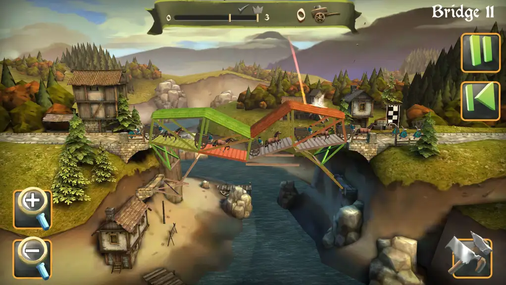 Скриншот игры Bridge Constructor Medieval