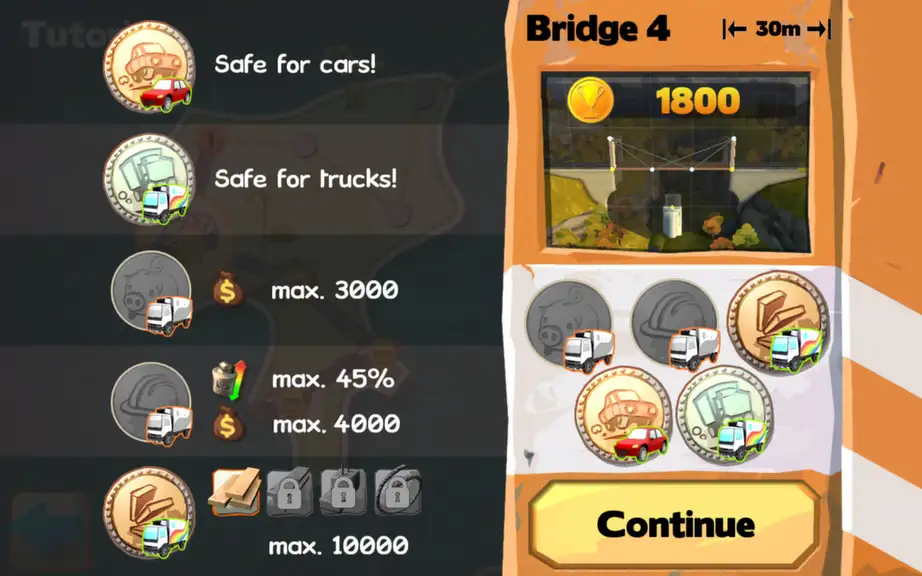 Скриншот игры Bridge Constructor Playground