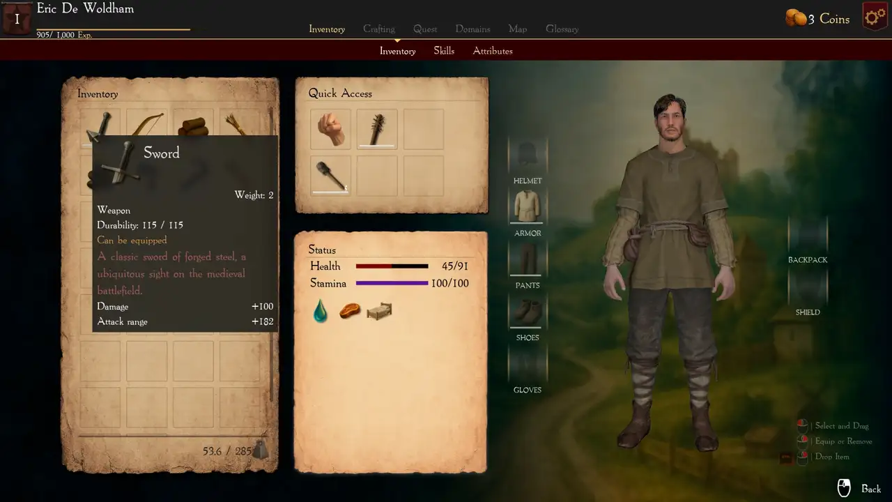 Скриншот игры Tales of Old: Dominus