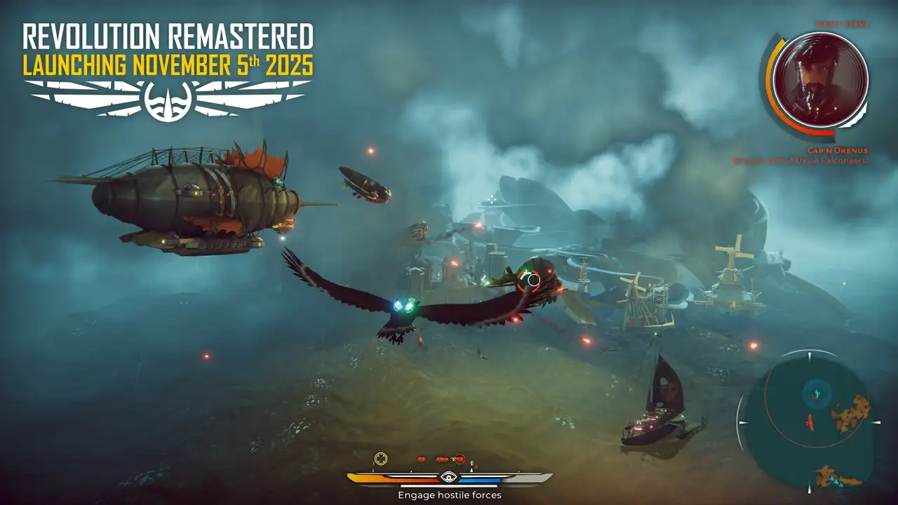 Скриншот игры The Falconeer