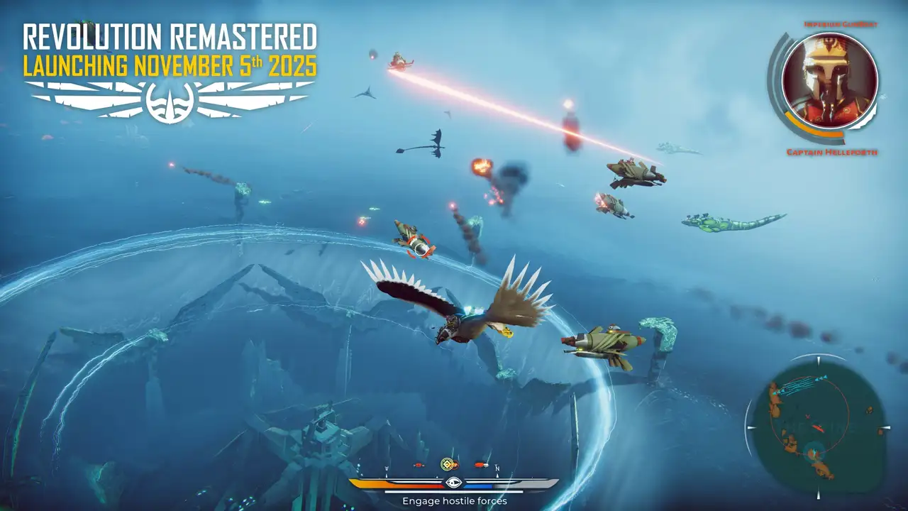 Скриншот игры The Falconeer