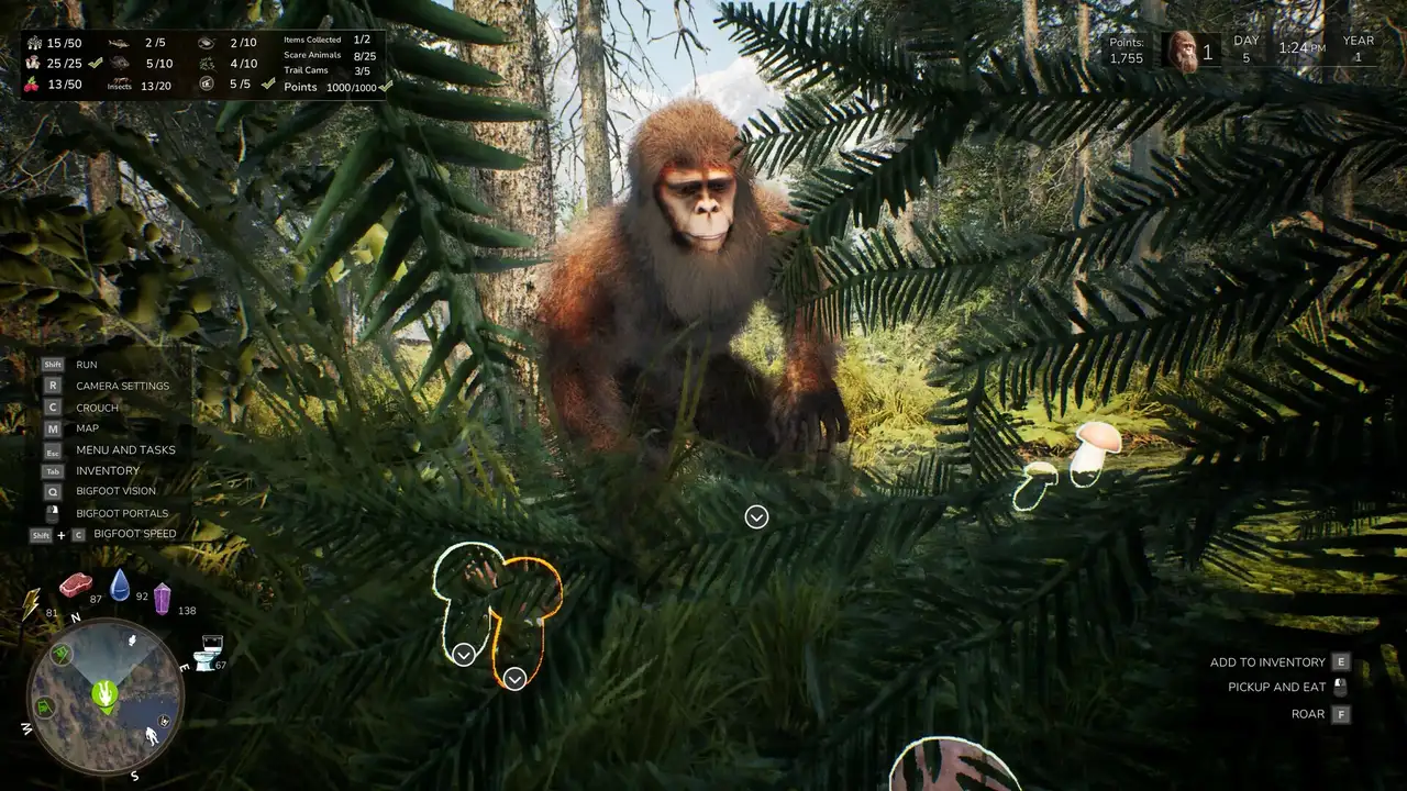 Скриншот игры Bigfoot Life