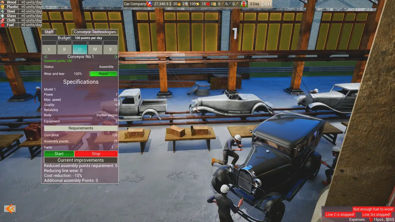 Скриншот игры Car Factory Empire